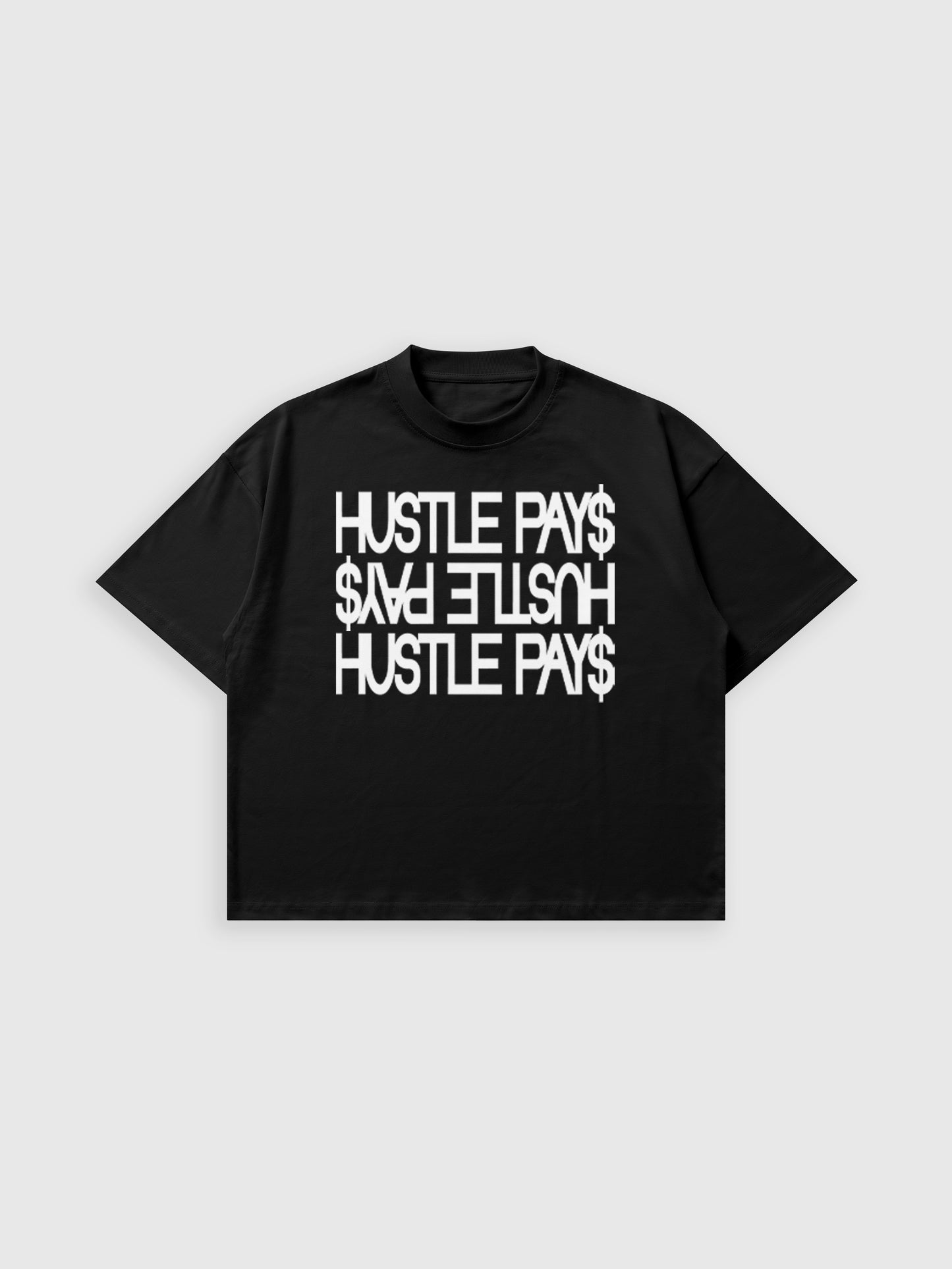T-SHIRT HUSTLE PAY$ NOIR