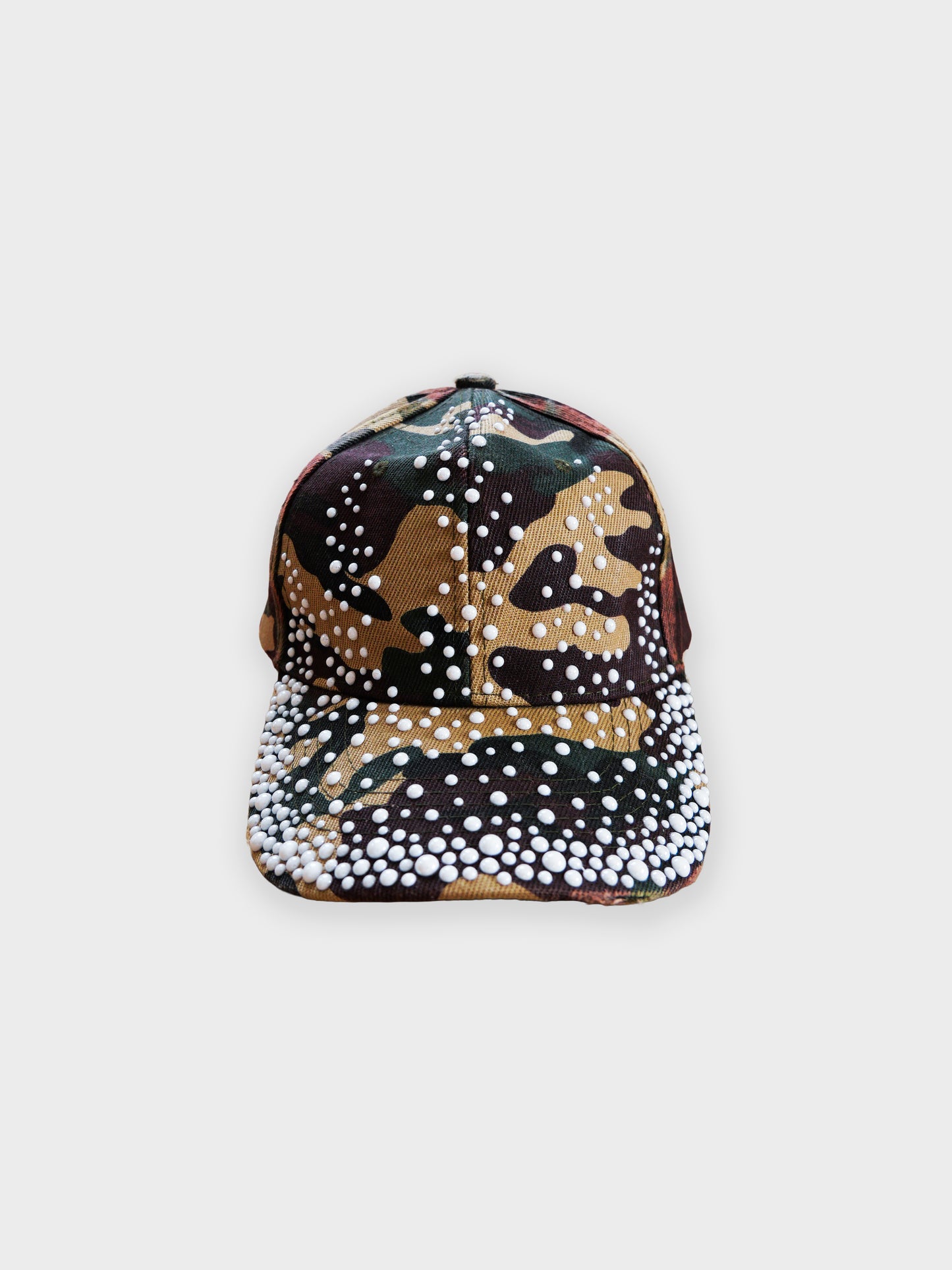 CASQUETTE CAMO PERLES