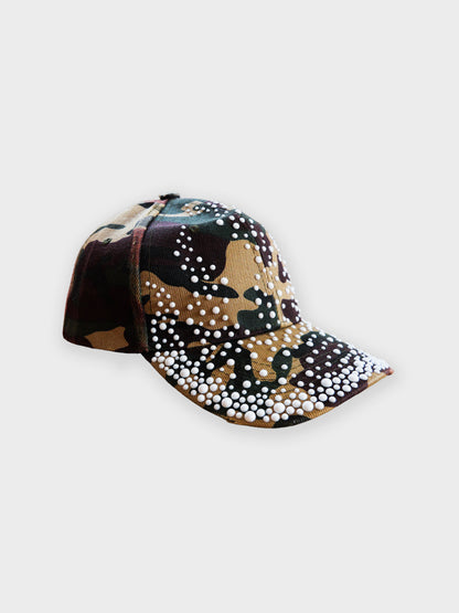 CASQUETTE CAMO PERLES
