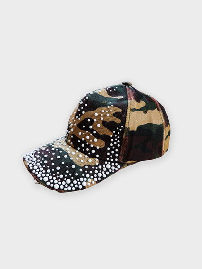 CASQUETTE CAMO PERLES
