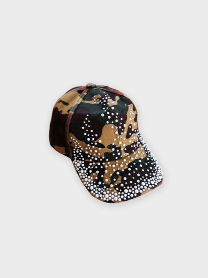 CASQUETTE CAMO PERLES