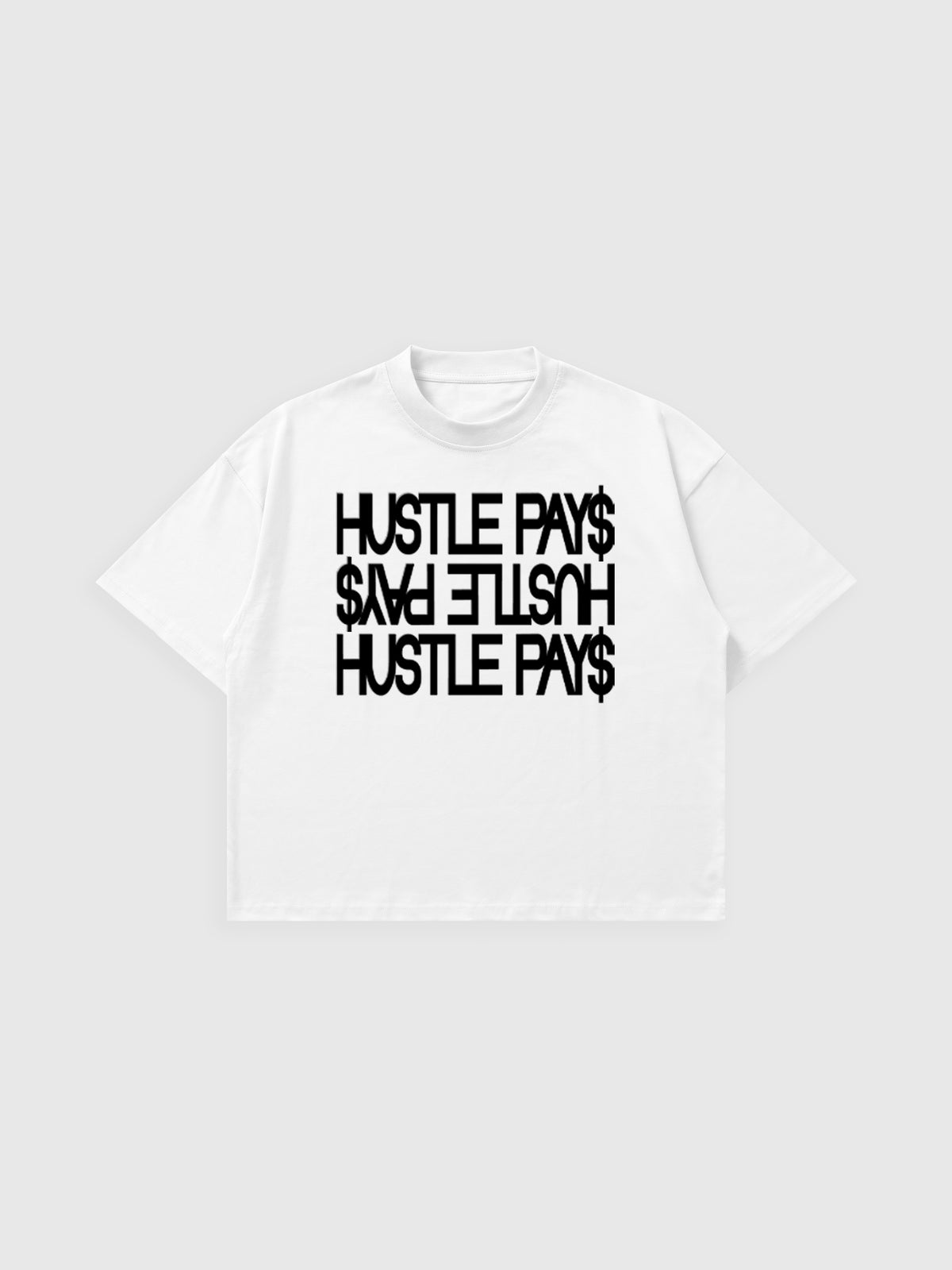 T-SHIRT HUSTLE PAY$ NOIR