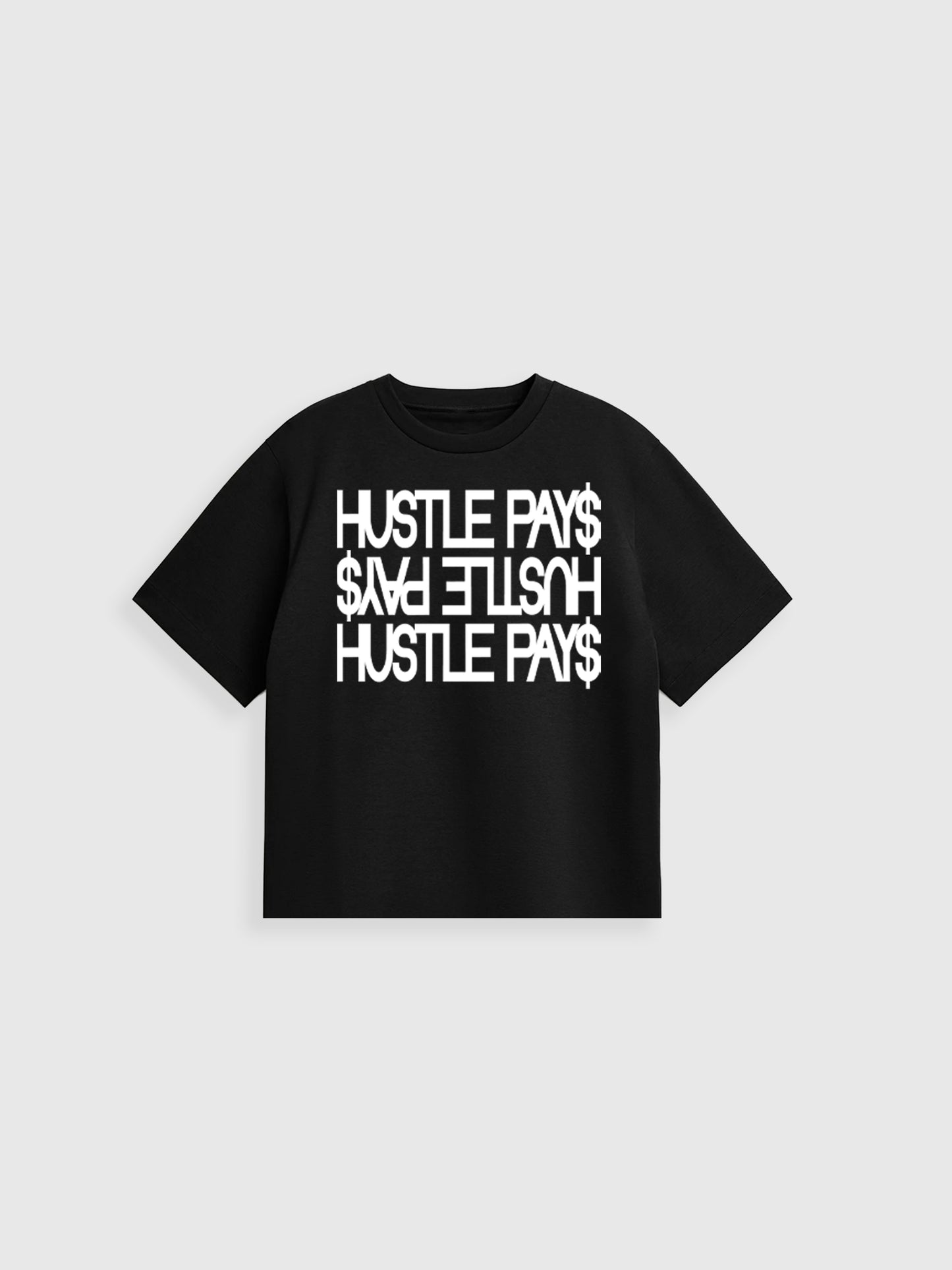 T-SHIRT HUSTLE PAY$ NOIR